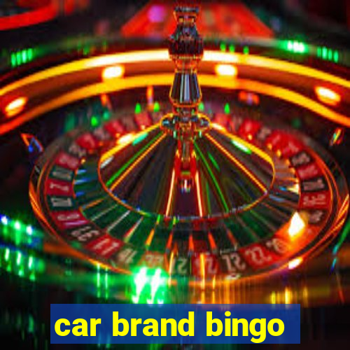 car brand bingo